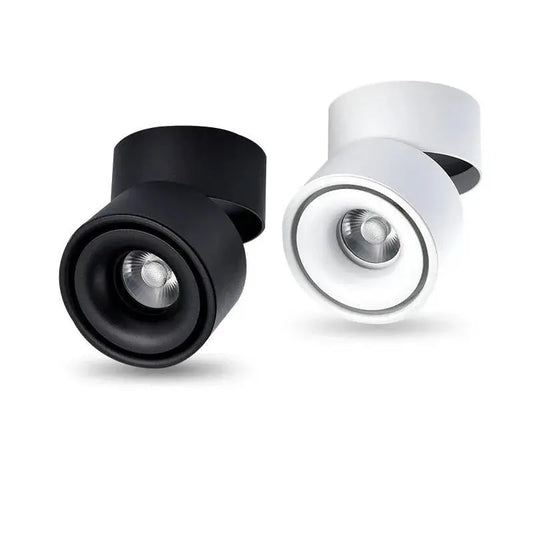 Foldable 360-degree rotating surface mounted LED downlight ceiling light AC85-265V 5W 7W 10W 12W LED ceiling spotlight dimming Lighting Depot