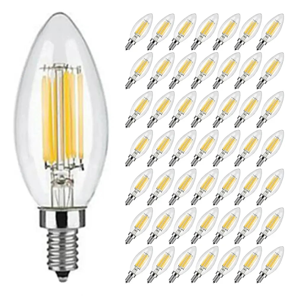 C35 6W Dimmable Led Bulb E12 E14 Filament Candle Light Bulb 2700k 6000k Cold Warm White Edison Retro Candelabra Antique Led Lamp The Lighting Depot