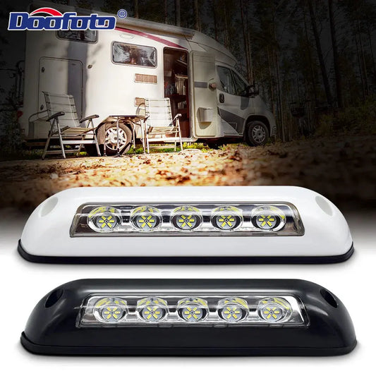 1pcs RV LED Awning Porch Light Waterproof Motorhome Caravan Interior Wall Lamps Light Bar RV Van Camper Trailer Exterior Lamp Lighting Depot