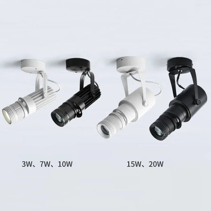 Adjustable Focus COB Led Downlight Surface Mounted 15W 20W LED Ceiling Spotlight For  Background Bar Restaurant Museum Decor Lighting Depot