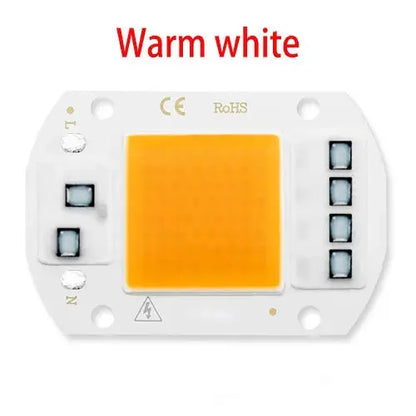 6PCS/lot COB LED Lamp Chip Diode Grow Plant Light AC 110V 220V 10W 20W 30W 50W LED Beads Lamp Box Full Spectrum No Need Driver Lighting Depot