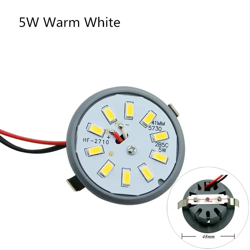 220V 110V LED Downlight Lamp Integrated Light Cup 3W 5W 6W LED Ampoule SpotLight Round Ceiling Recessed Umbrella LED Corn Bulb The Lighting Depot