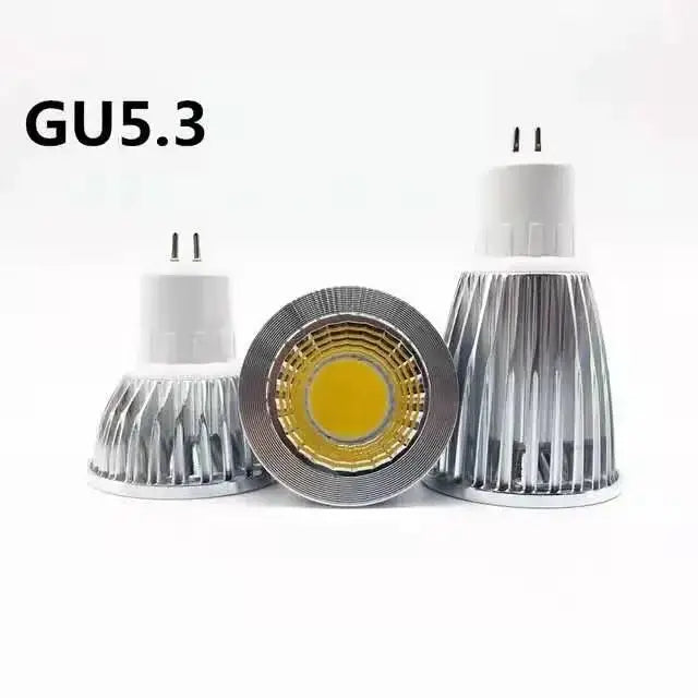 Super Bright LED Spotlight Bulb GU10Light Dimmable Led 110V 220V AC 6W 9W 12W LED  GU5.3 GU10 COB LED lamp light GU 10 led GU5.3 The Lighting Depot