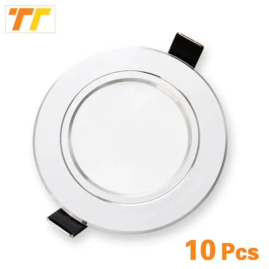 10pcs/lot Led Downlight 18W 15W 12W 9W 7W 5W 3W 220V / 110V Ceiling Lamp Recessed Downlights Round Panel Light for Indoor Lighting Depot