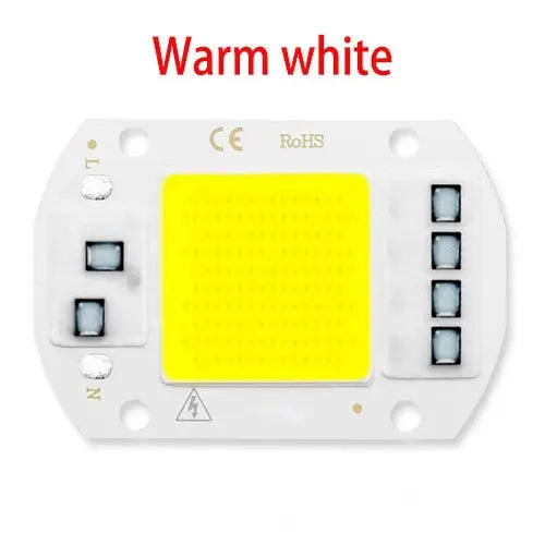 6PCS/lot COB LED Lamp Chip Diode Grow Plant Light AC 110V 220V 10W 20W 30W 50W LED Beads Lamp Box Full Spectrum No Need Driver Lighting Depot