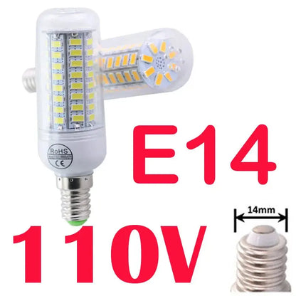 LED Bulb SMD5730 E27 E26 E14 LEDs Lamp Bombillas Lampara  220V 110V Spotlight Corn LED Lights for home living room light Lighting Depot