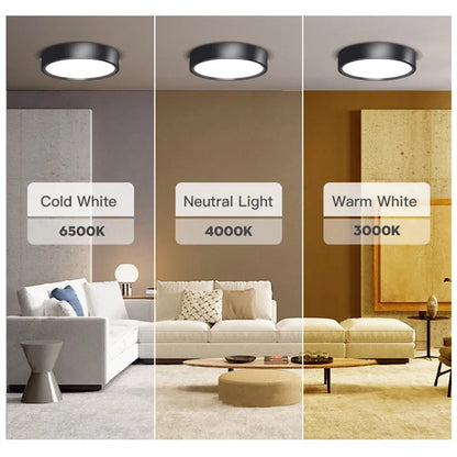LED Spot Downlight Led Ceiling Light 10/15/25W Surface Mounted Downlights Thin Foldable Spotlight for Living Room Spots Ceiling Lighting Depot