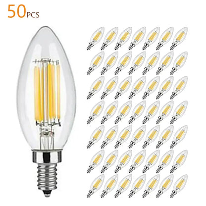 C35 6W Dimmable Led Bulb E12 E14 Filament Candle Light Bulb 2700k 6000k Cold Warm White Edison Retro Candelabra Antique Led Lamp The Lighting Depot