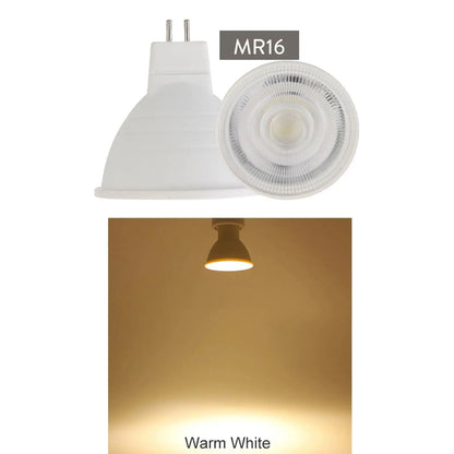 5X GU10 MR16 GU5.3 Dimmable LED Spotlight 7W 220V 110V COB Light Bulb Super Bright Table Lamp Downlight Cool White Warm White The Lighting Depot