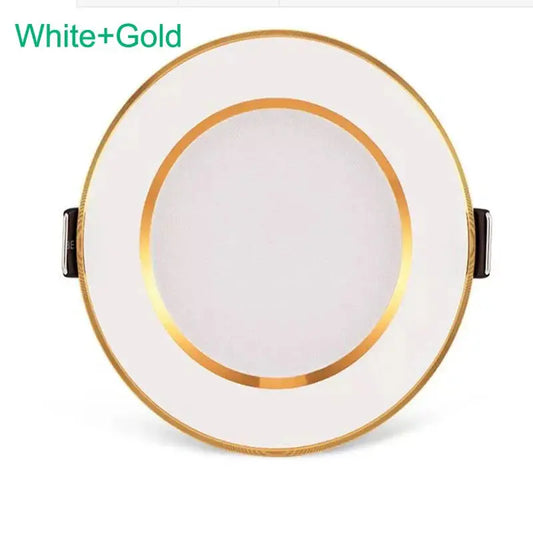 LED downlight recessed ceiling light 3W 5W 7W 9W 12W 15W AC110V 220V LED spotlight panel light emits red blue green light Lighting Depot