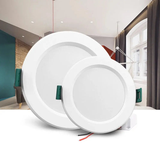 LED Downlight 5W 9W 15W 18W Round Recessed Lamp 110V 220V 230V 240V Led Light Ceiling Bedroom Kitchen Indoor LED Spot Lighting Lighting Depot
