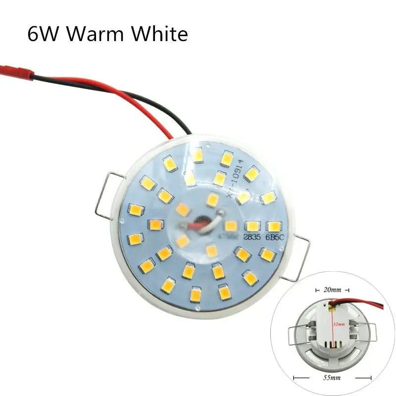 220V 110V LED Downlight Lamp Integrated Light Cup 3W 5W 6W LED Ampoule SpotLight Round Ceiling Recessed Umbrella LED Corn Bulb The Lighting Depot