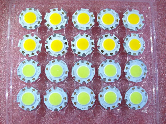 10PCS COB 3W 5W 7W 10W led cob chip 240-1200lm Side 11-20MM Chip On Board Spot Lights bulb spotlight Downlight  LED COB LIGHTING Lighting Depot
