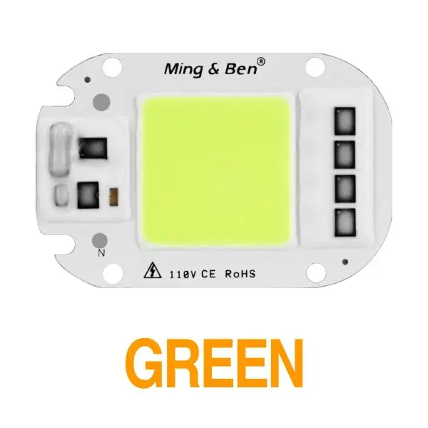 LED COB Lamp Chip 20W 30W 50W AC 110V 220V Smart IC LED Beads For DIY LED Grow Floodlight Bulb Day White Cold White Warm White Lighting Depot