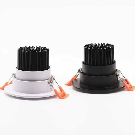 Dimmable Recessed LED COB Downlights 5W 7W 9W 12W 15W 18W  LED Ceiling Spot Lights AC110/220V Hotel office home Indoor Lighting Lighting Depot