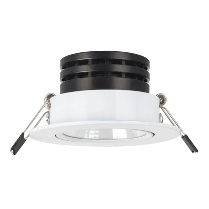 12V 3W COB Spot LED Downlight for Cabinet Ceiling Lighting 270-330lm Aluminum Cut Out Hole 68-75mm Lighting Depot