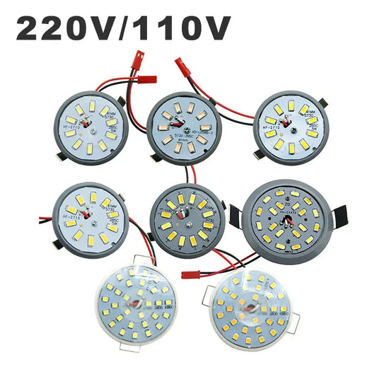 220V 110V LED Downlight Lamp Integrated Light Cup 3W 5W 6W LED Ampoule SpotLight Round Ceiling Recessed Umbrella LED Corn Bulb The Lighting Depot