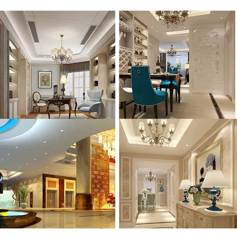 10PCS/lot Recessed led Ceiling LED Downlight AC220V-240V Led Spot Light 18W 15W 12W 9W 7W Recess Round LED Downlight Waterproof Lighting Depot