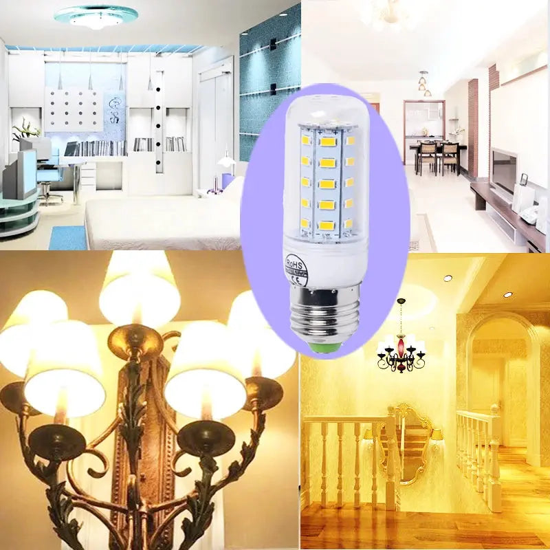LED Bulb SMD5730 E27 E26 E14 LEDs Lamp Bombillas Lampara  220V 110V Spotlight Corn LED Lights for home living room light Lighting Depot