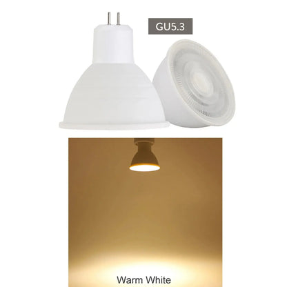 5X GU10 MR16 GU5.3 Dimmable LED Spotlight 7W 220V 110V COB Light Bulb Super Bright Table Lamp Downlight Cool White Warm White The Lighting Depot