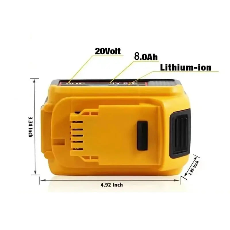 Led Light For Dewalt 18V Battery Portable Spotlight Cordless Outdoor Work Fishing Handheld Emergency ToolLight No Battery No USB Lighting Depot