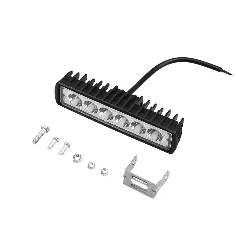 6 LED Car Work Light High Bright Spotlight Universal Offroad Automobile Truck Driving Fog Headlights DRL Driving Lamp 12V Lighting Depot