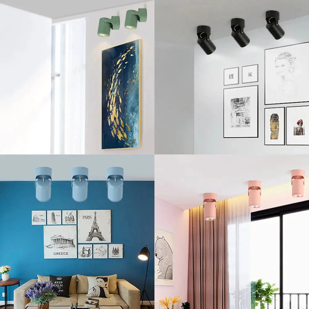 COB LED Downlight Surface Mounted Dimmable Ceiling Lamp 180° Rotation 7W 10W 15W 20W AC85~260V Spot Light Indoor Lighting The Lighting Depot