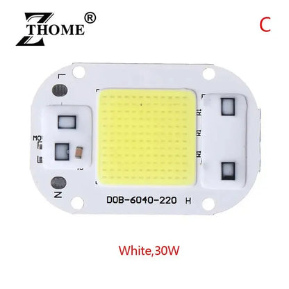 LED Chip 20W 30W 50W AC110 220V Smart COB Lamp Beads LED Lamp Without Driver DIY Lampada Outdoor Chip Light Floodlight Spotlight Lighting Depot