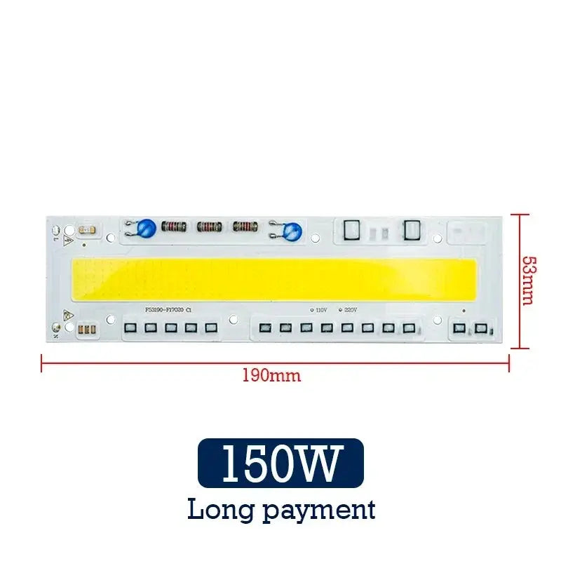 Led Lamp Chip AC 110V 220V COB Beads 30W 50W 70W 100W 150W Lampada Input DIY No Driver LED Bulb Flood Light Spotlight Lighting Depot