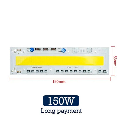 Led Lamp Chip AC 110V 220V COB Beads 30W 50W 70W 100W 150W Lampada Input DIY No Driver LED Bulb Flood Light Spotlight Lighting Depot