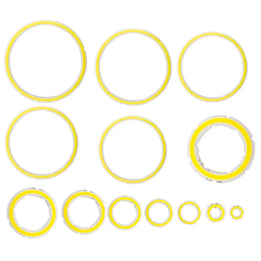 12V DC COB LED Round Ring Chip 2.5W-12W 25mm-110mm Angel Eye Light Source Warm Cool White Ice Blue Chip Module DIY LED Lamp Lighting Depot