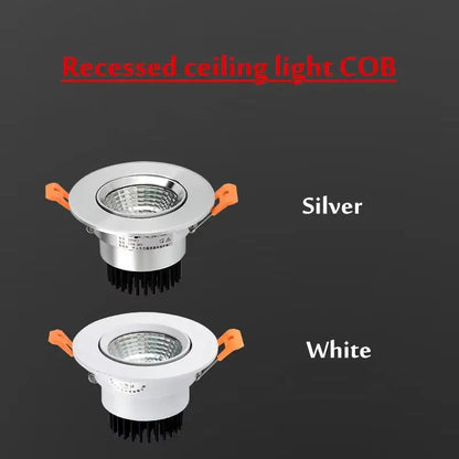 10pcs Dimmable LED COB Downlight 5W 7W 9W 12W 15W 20W Recessed Ceiling Lamp AC110V 220V Downlight Spot Light Home Decor The Lighting Depot