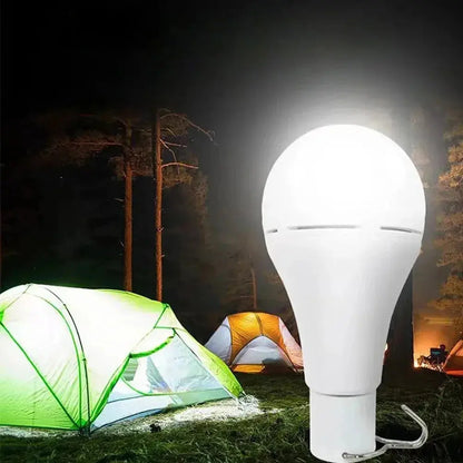 LED Solar Bulb Light Waterproof Outdoor 5V USB Charged Hanging Emergency Sunlight Powered Lamp Portable Powerful Indoor House Lighting Depot