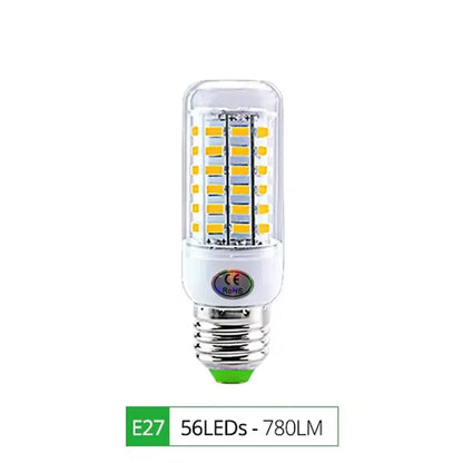 E27 LED Lamp E14 LED SMD 5730 220V Corn Light Bulbs 24 36 56 72LEDs Lamparas LED Chandelie For Home Decoration Ampoule Led Light Lighting Depot