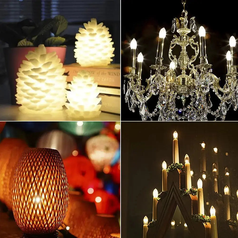 Edison Led Candle Bulb  E12 E14 110V 220V Dimmable C7 C7G T20M T22F T22G 0.5W 1W For Home Decor LED Lighting Lamp Ampoule Lights Lighting Depot