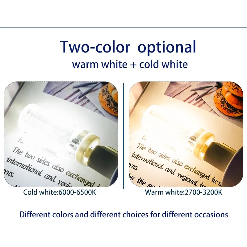 6pcs/lot G9 LED Lamp 7W 9W 10W 12W Corn Bulb AC 220V-240V SMD 2835 3014 Leds Lampada Led Light 360 Degrees Replace Halogen Lamp Lighting Depot