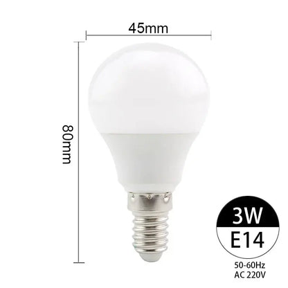 LED Bulb Lamps E27 E14 3W 6W 9W 12W 15W 18W 20W 24W Light Bulb AC 220V Indoor Lighting High Brightness Lampada Led Bombillas Lighting Depot