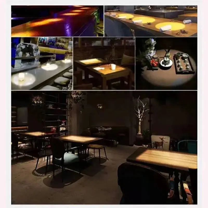 Ceiling Light Adjustable Aperture Variable Mode COB Spotlight 7w9w12w15w LED Stage lighting, Bars, Restaurants, Shops AC90V-265V The Lighting Depot