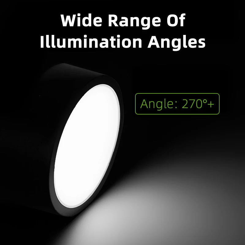 LED Ceiling Lighting 10W Surface Mounted Downlight Ceiling Lamp for Living Room Spotlight Panel Lights Kitchen Lamp AC110-265V Lighting Depot