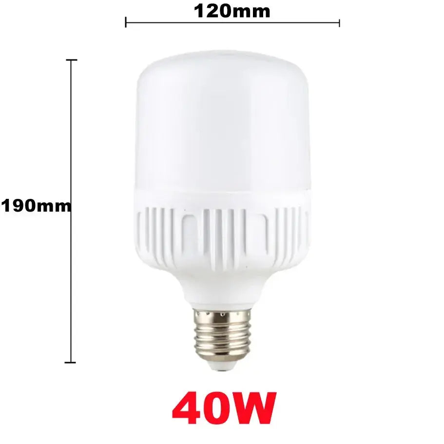 100W E27 LED Screw Mouth Light 220V High Brightness Light Bulb White Light Eye Protection Non Flickering High Heat Dissipation Lighting Depot
