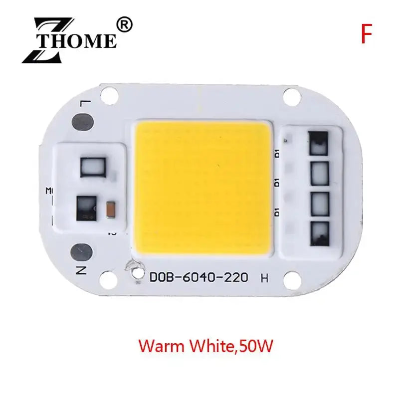 LED Chip 20W 30W 50W AC110 220V Smart COB Lamp Beads LED Lamp Without Driver DIY Lampada Outdoor Chip Light Floodlight Spotlight Lighting Depot