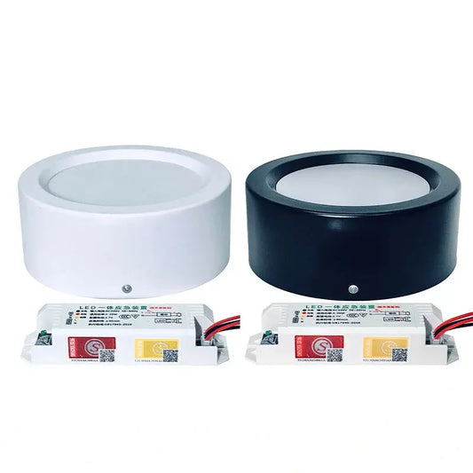 LED Emergency Light, Smart Lamp, Surface Mounted, Downlight, Lighting, Dual Surface, 5Inch, 12W Lighting Depot