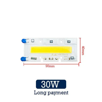 Led Lamp Chip AC 110V 220V COB Beads 30W 50W 70W 100W 150W Lampada Input DIY No Driver LED Bulb Flood Light Spotlight Lighting Depot