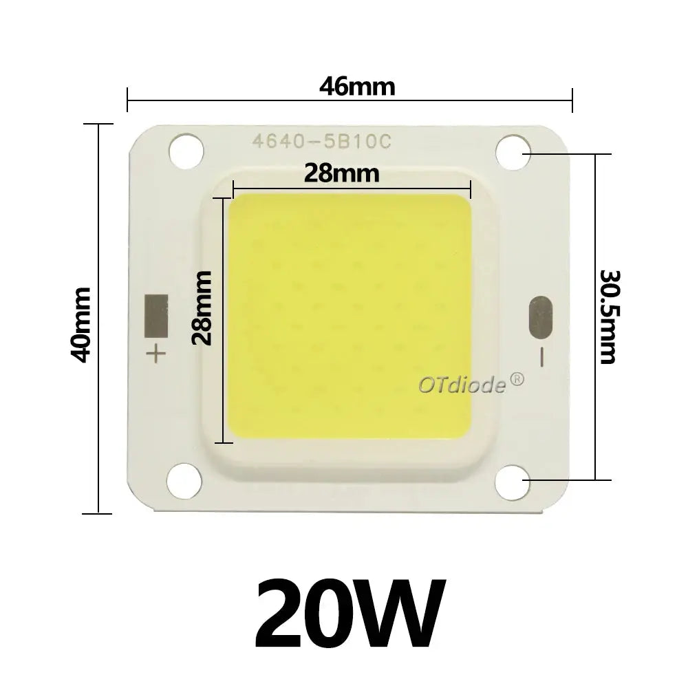 LED COB Chip 70W  50W 30W20W 10W 36V Backlight Diode Lamps Cold White Warm White LED Matrix For DIY Flood Light Bulbs Spotlights Lighting Depot