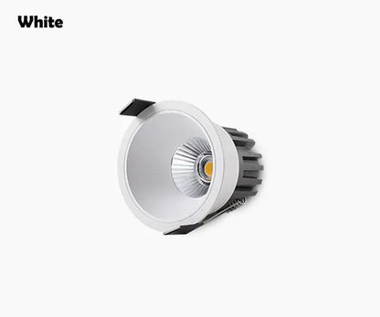 Recessed Dimmable Led COB Downlight Ceiling Lamp Spotlight Aluminum Light 7W10W12W15W 20W24W AC110V 220V For Home Office Store Lighting Depot