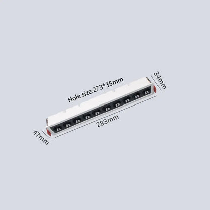 Dimmable LED Downlight 10W 20W 30W AC220V 110V Ceiling Lights Recessed Grille lamp Line Lights Indoor Lighting LED Spot lamp The Lighting Depot