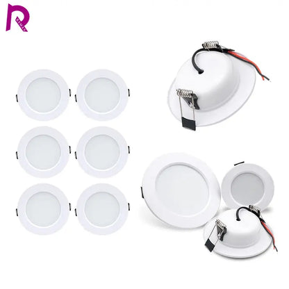 LED Downlight 5W 9W DC12V 24V Panel Down Lights Spotlight 12W 15W 18W AC220V 110V Recessed Ceiling Lamps For Home Illumination Lighting Depot