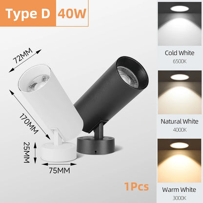 Led Downlight Spotlight Ceiling Lamp 220V 5W 10W15W Surface Mounted Led Down Lamp Ceiling Light for Living Room Lighting Kitchen Lighting Depot