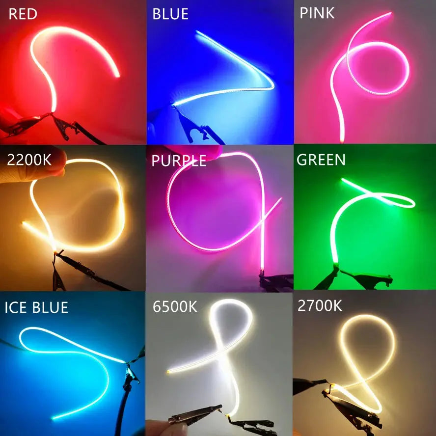 LED Same End Filament Flexible Ultra Slim 3V Spiral Bulb Filament Retro Edison Bulb Lamp Parts Diode Lighting Strip Decoration Lighting Depot