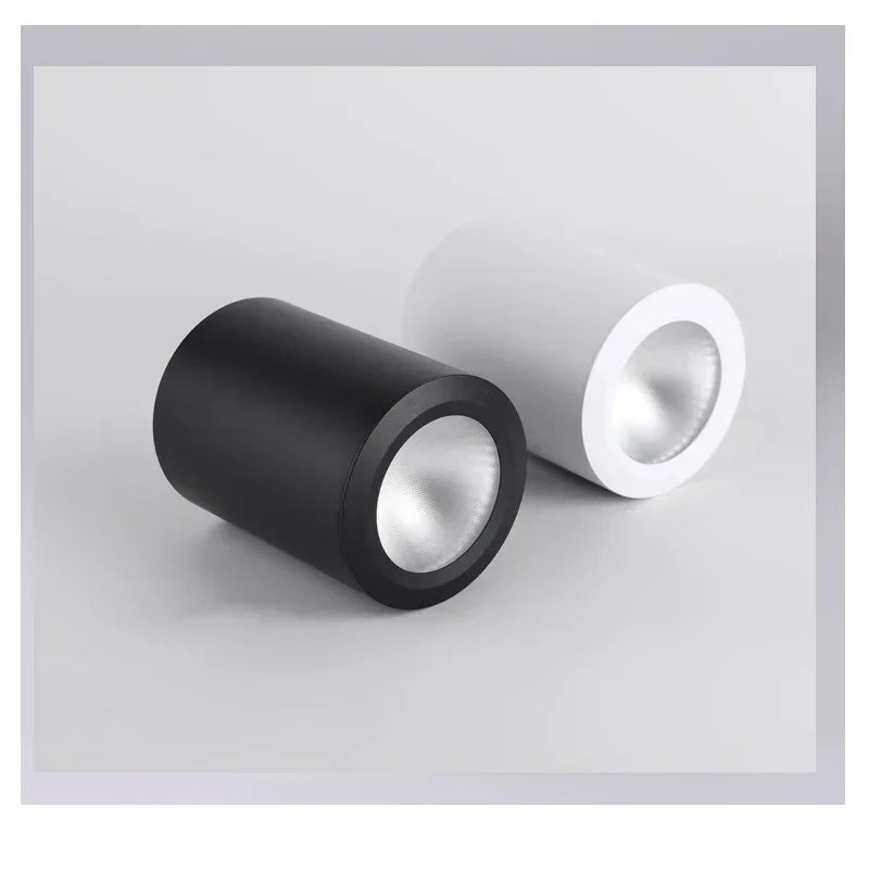 LED Downlight Ceiling Spotlight 7W 12W 18W Surface Mounted Aluminum Spots Lamp For Room Home Kitchen Bathroom Lighting Depot